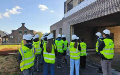 Visite de chantier avec les étudiants de la Faculté des Sciences Appliquées de l&rsquo;ULiège