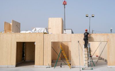 6 logements sociaux en bois prennent vie à Grâce-Hollogne !